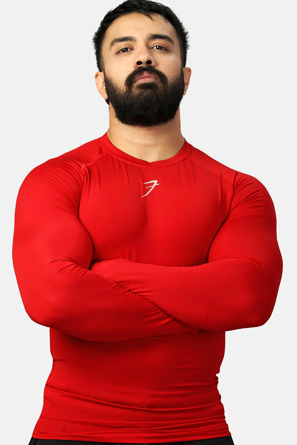 Compression Fullsleeves T-shirt Red - Image 4