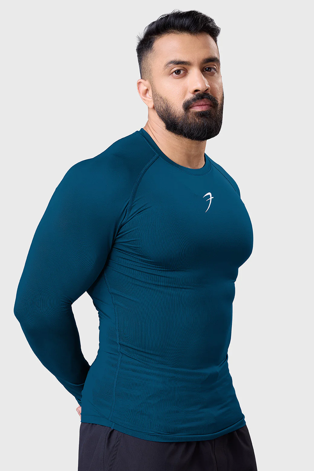 Compression Fullsleeves T-shirt Teal - Image 4