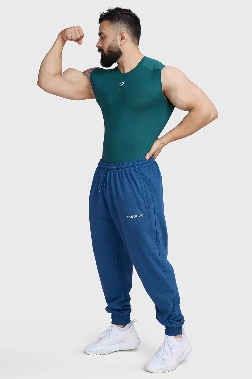 Compression Sleeveless Tank Emerald Green - Image 2