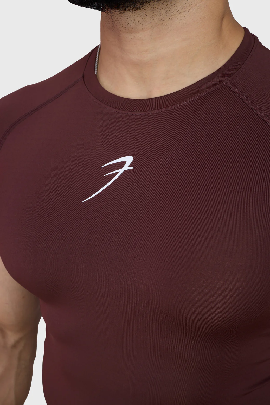Compression T-shirt Brown - Image 3