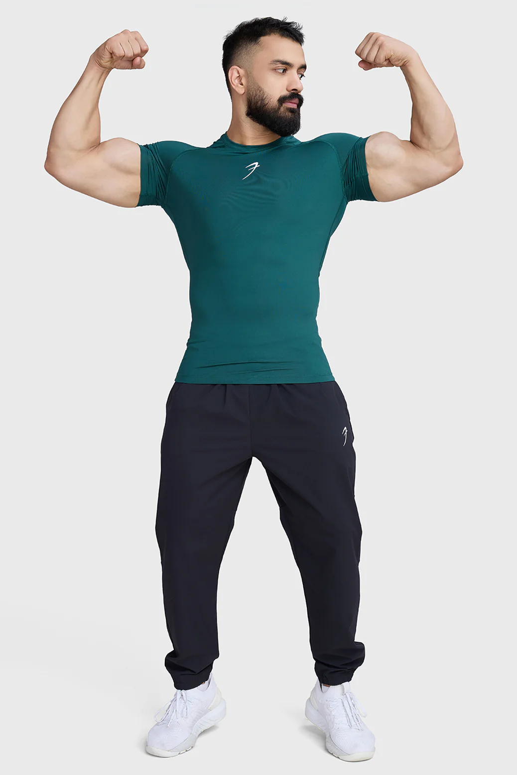 Compression T-shirt Emerald Green - Image 2