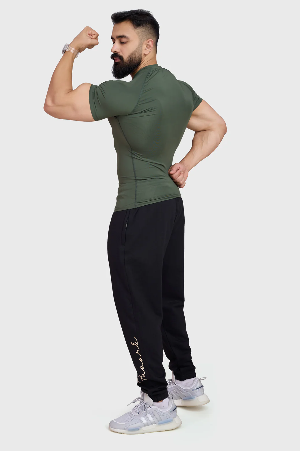 Compression T-shirt Olive - Image 2