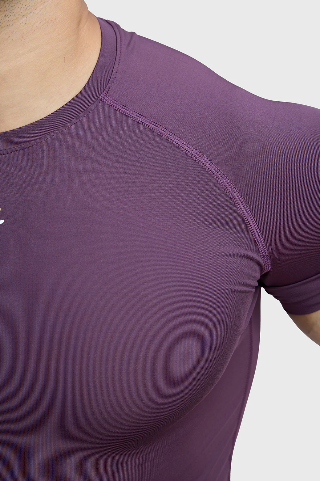 Compression T-shirt Plum - Image 4