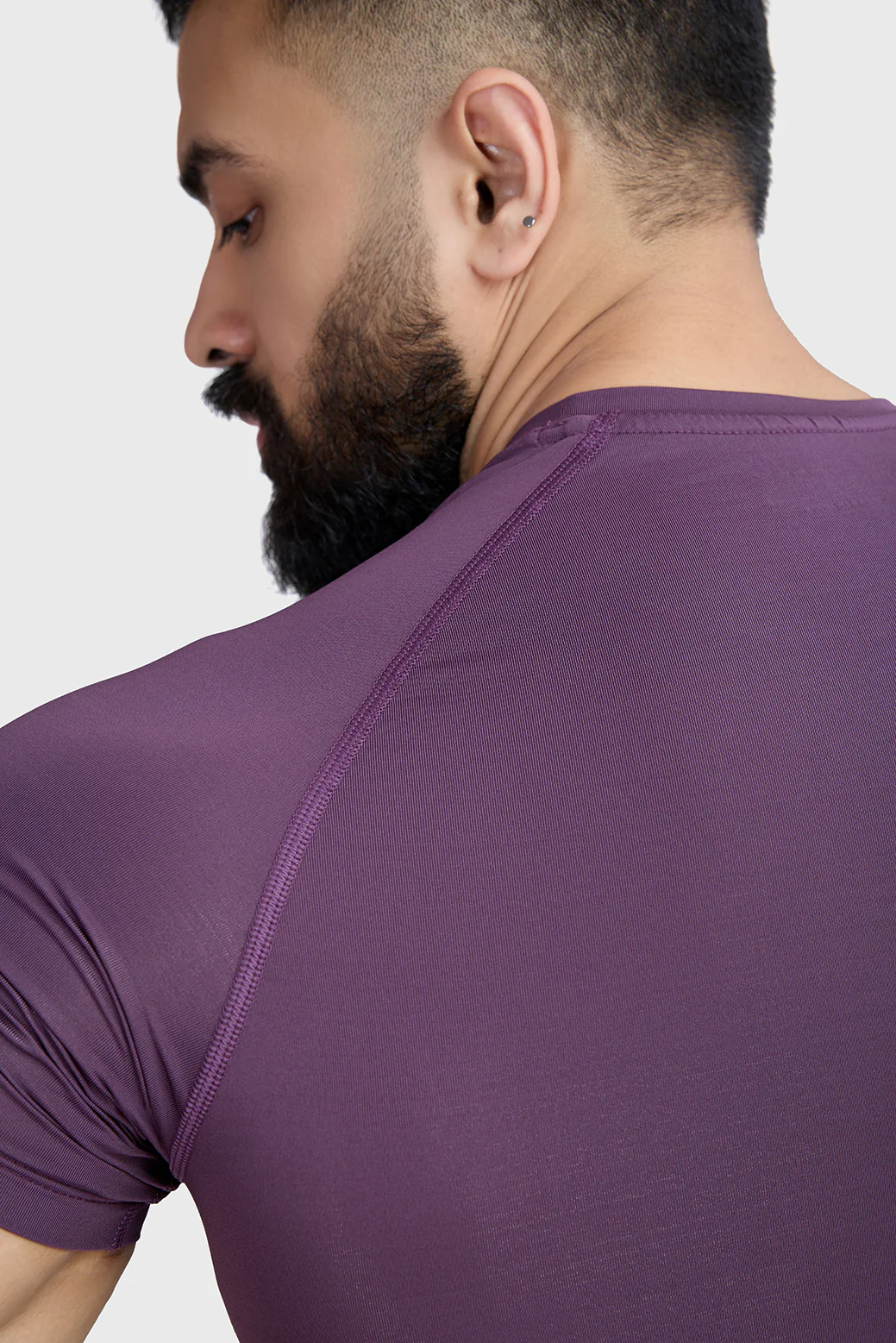 Compression T-shirt Plum - Image 5