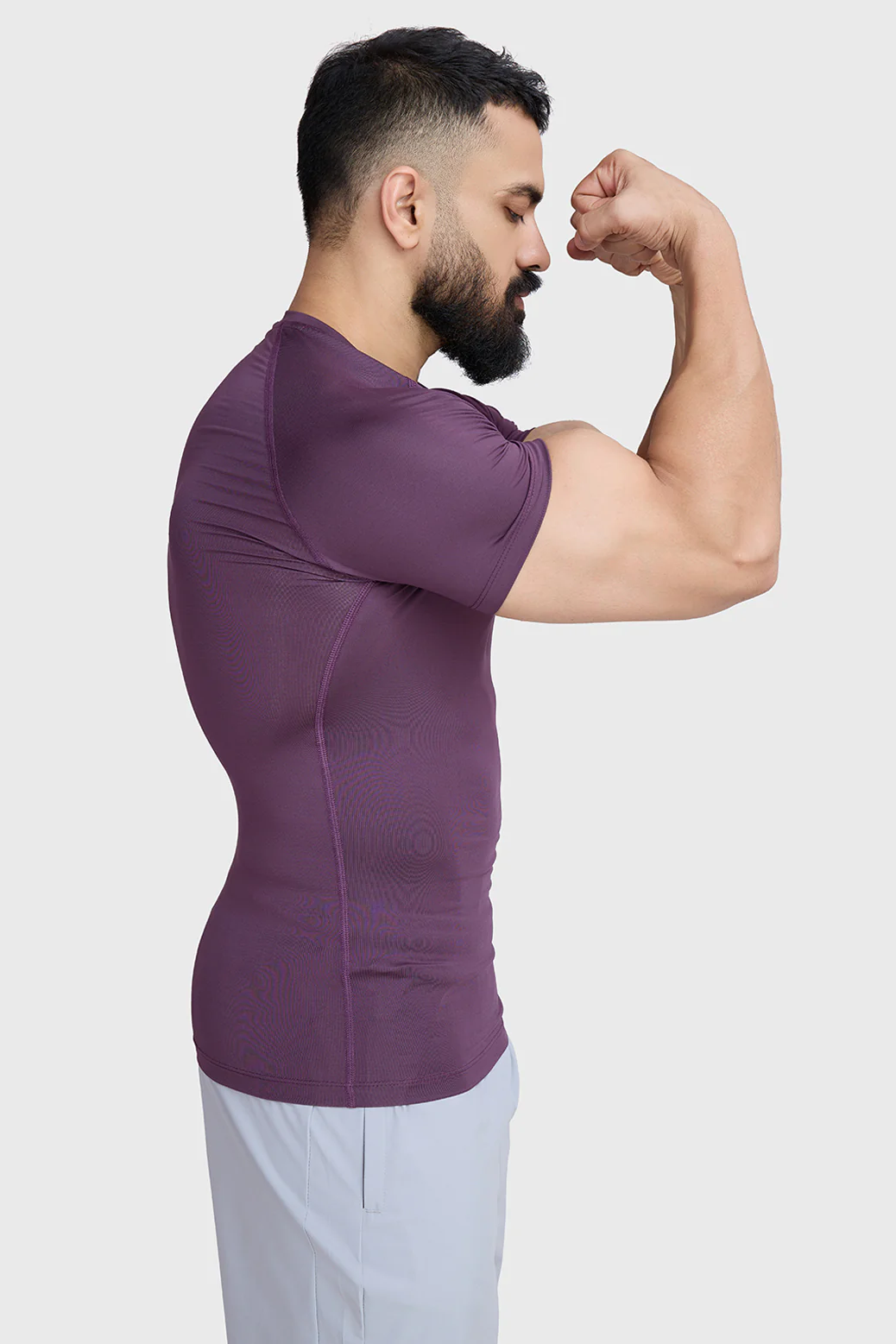 Compression T-shirt Plum - Image 6