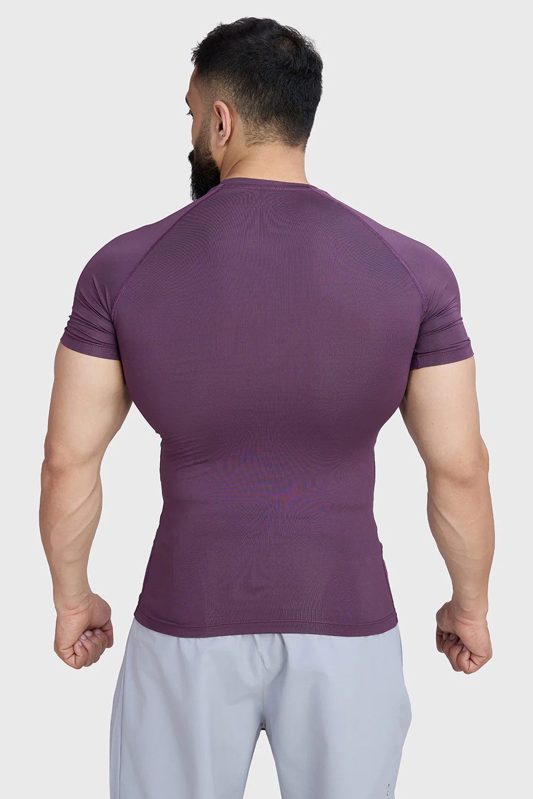 Compression T-shirt Plum - Image 7