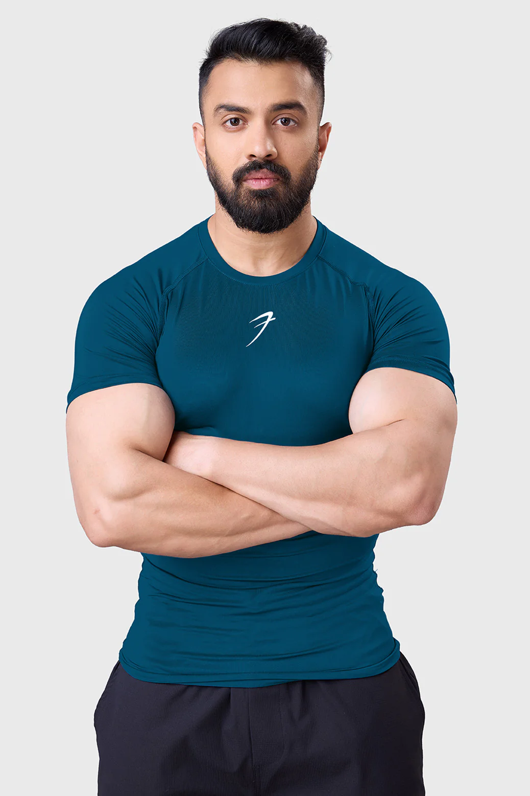 Compression T-shirt Teal - Image 2