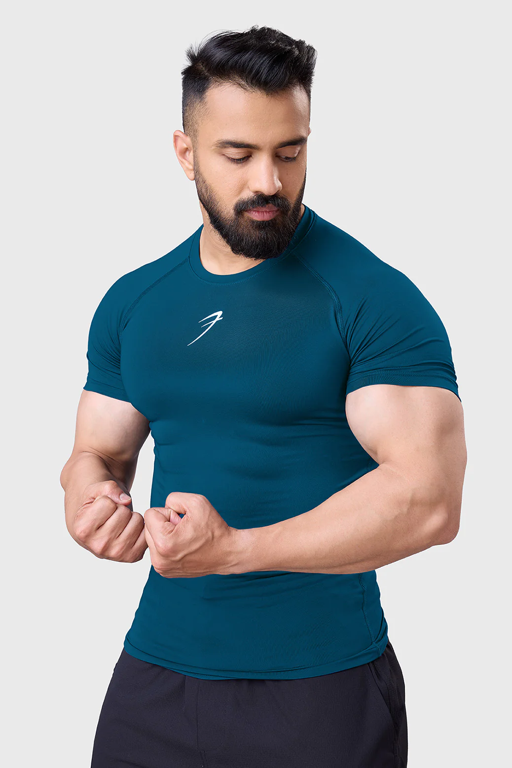 Compression T-shirt Teal - Image 5