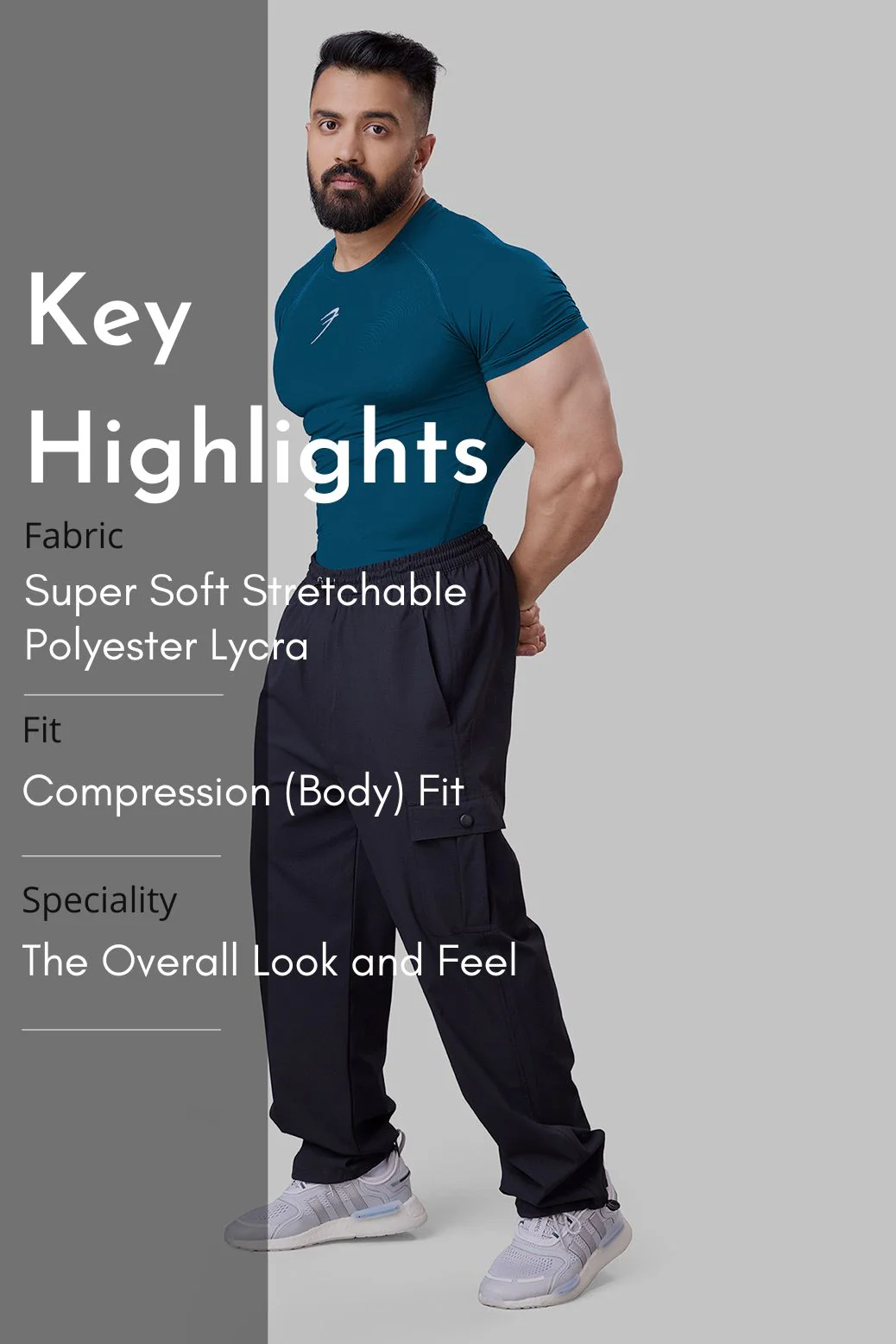 Compression T-shirt Teal - Image 7