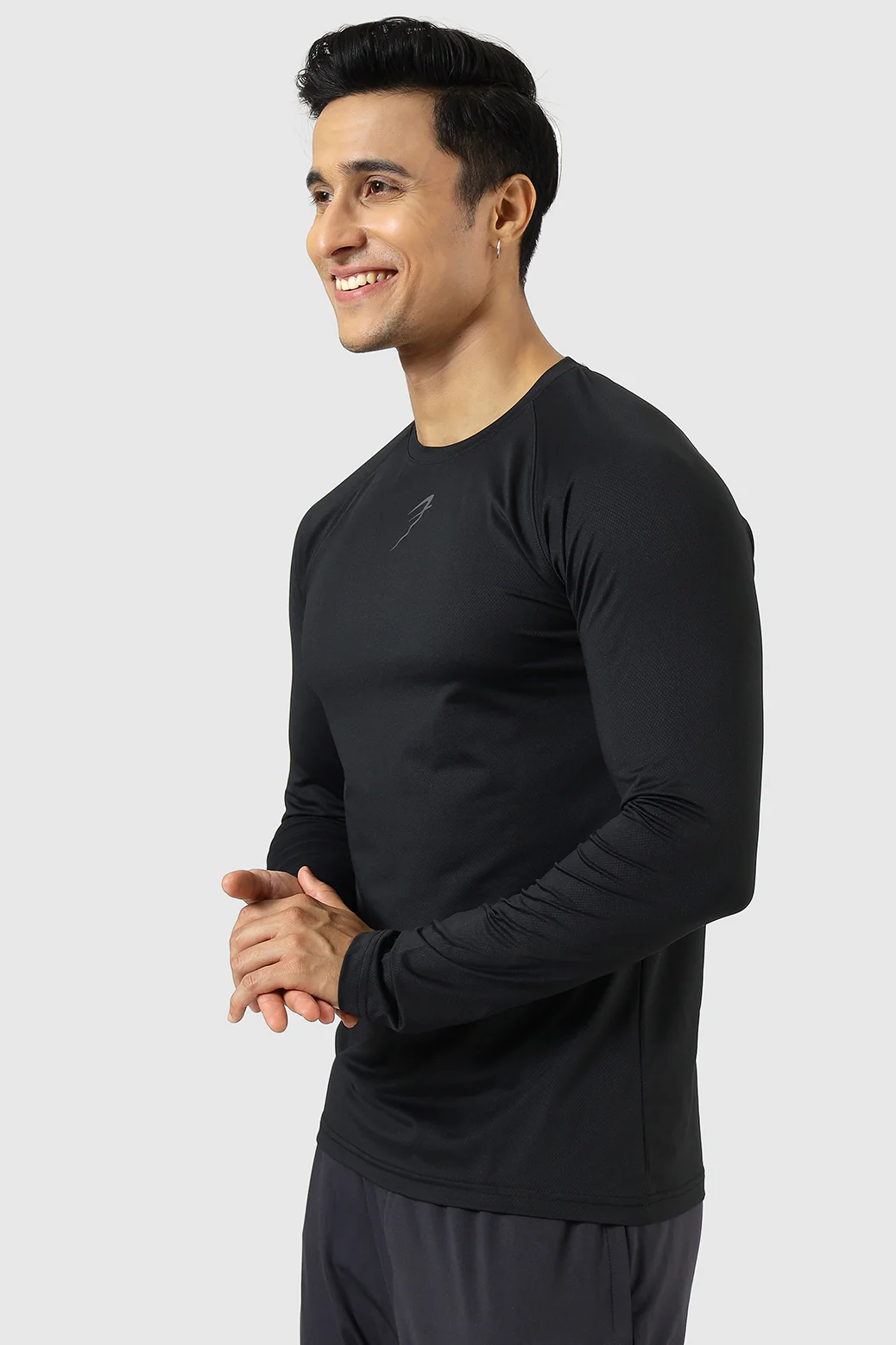 Core Fullsleeves T-shirt Black - Image 6