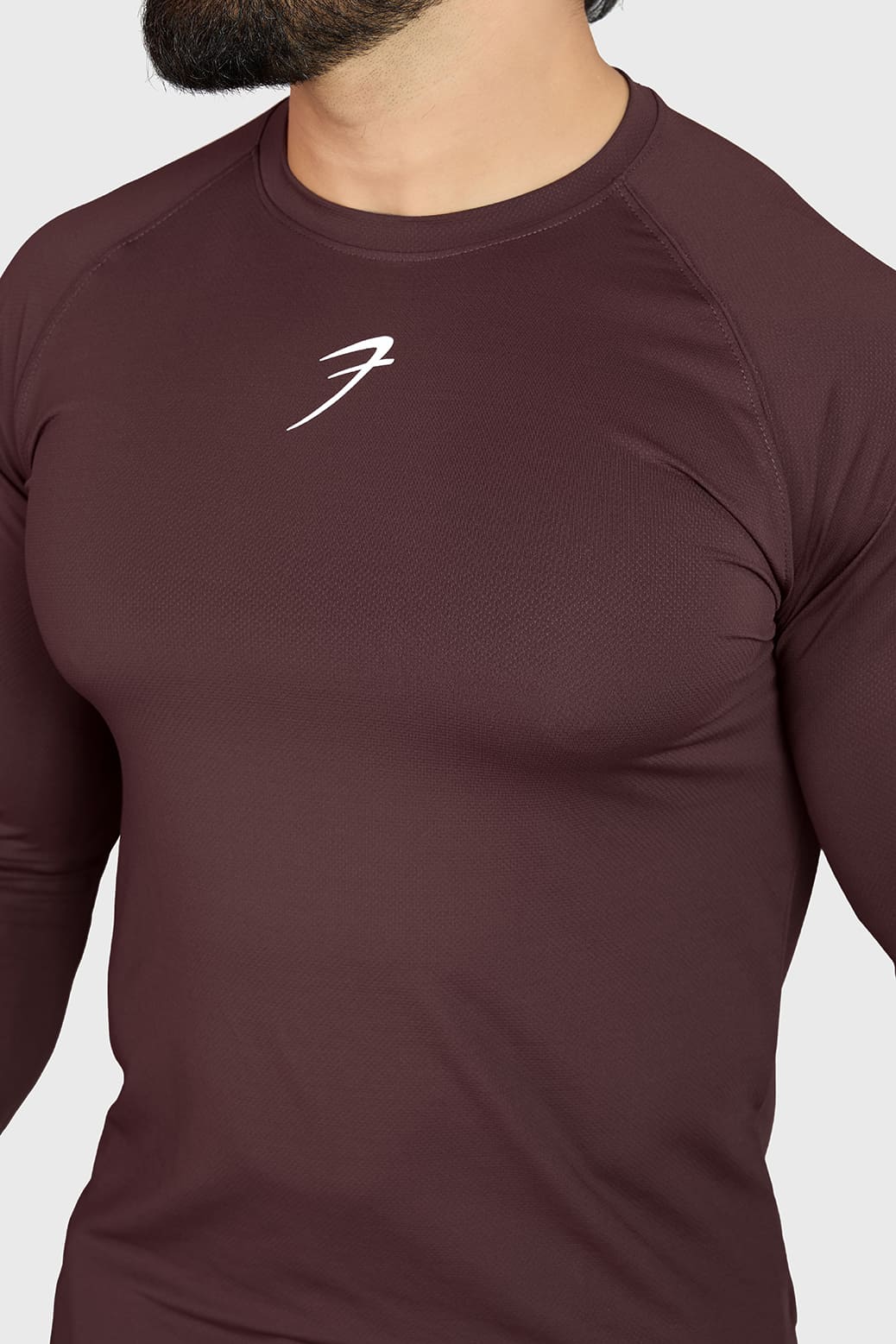 Core Fullsleeves T-shirt Brown - Image 3