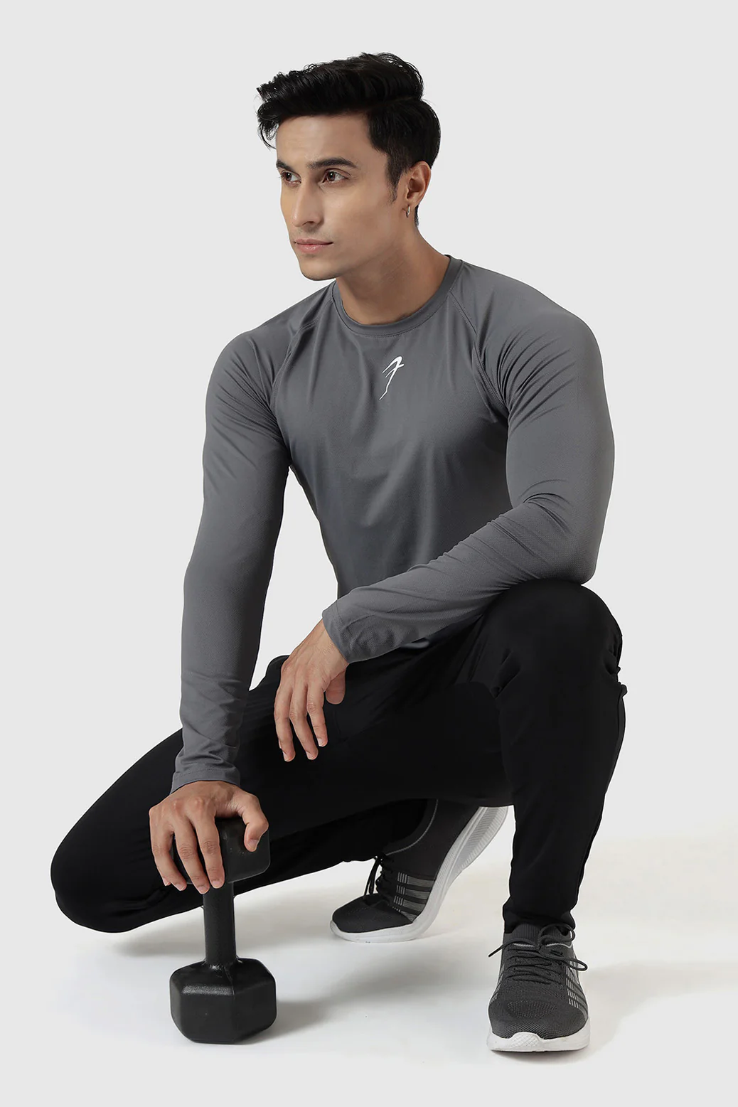 Core Fullsleeves T-shirt Grey - Image 2
