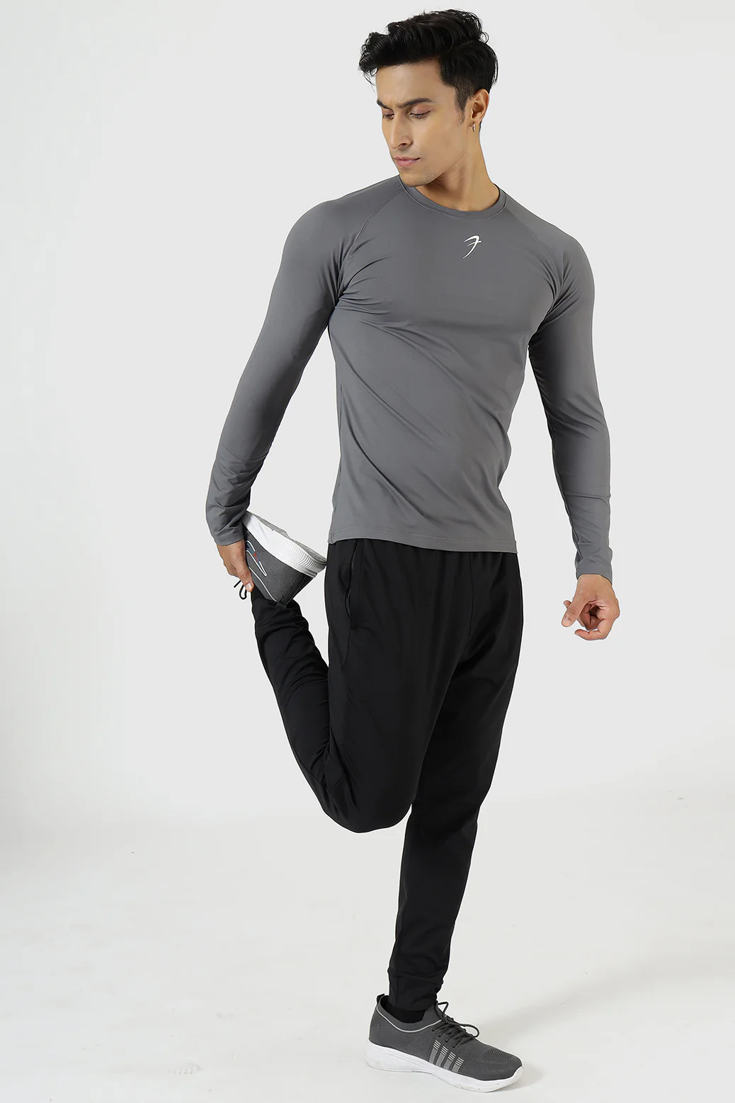 Core Fullsleeves T-shirt Grey - Image 5