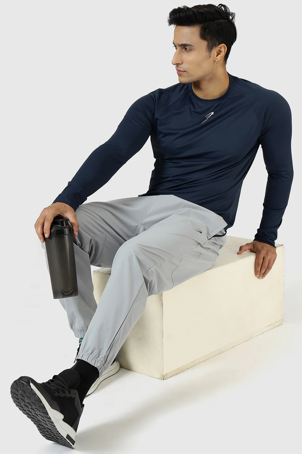 Core Fullsleeves T-shirt Navy - Image 2