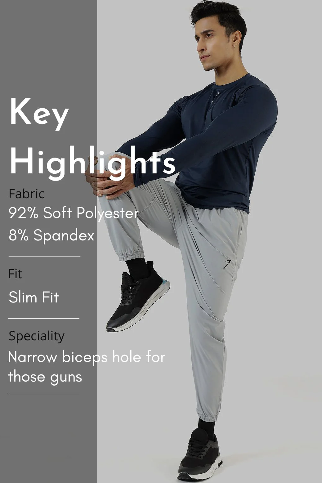 Core Fullsleeves T-shirt Navy - Image 8