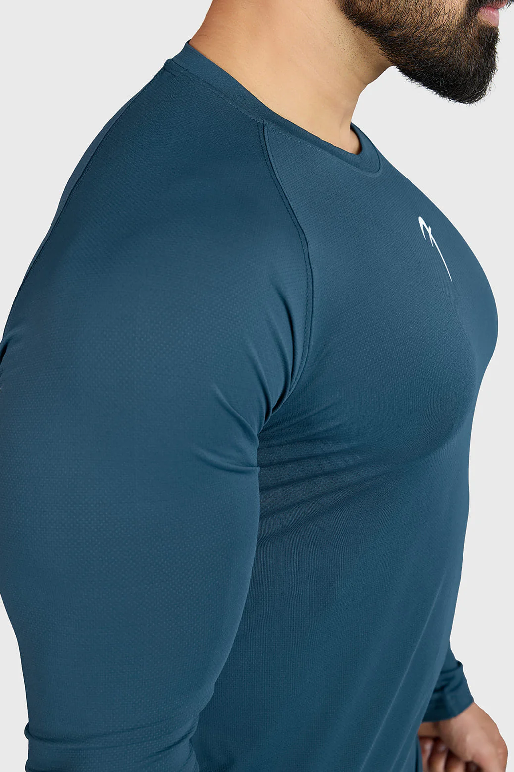 Core Fullsleeves T-shirt Orion Blue - Image 4