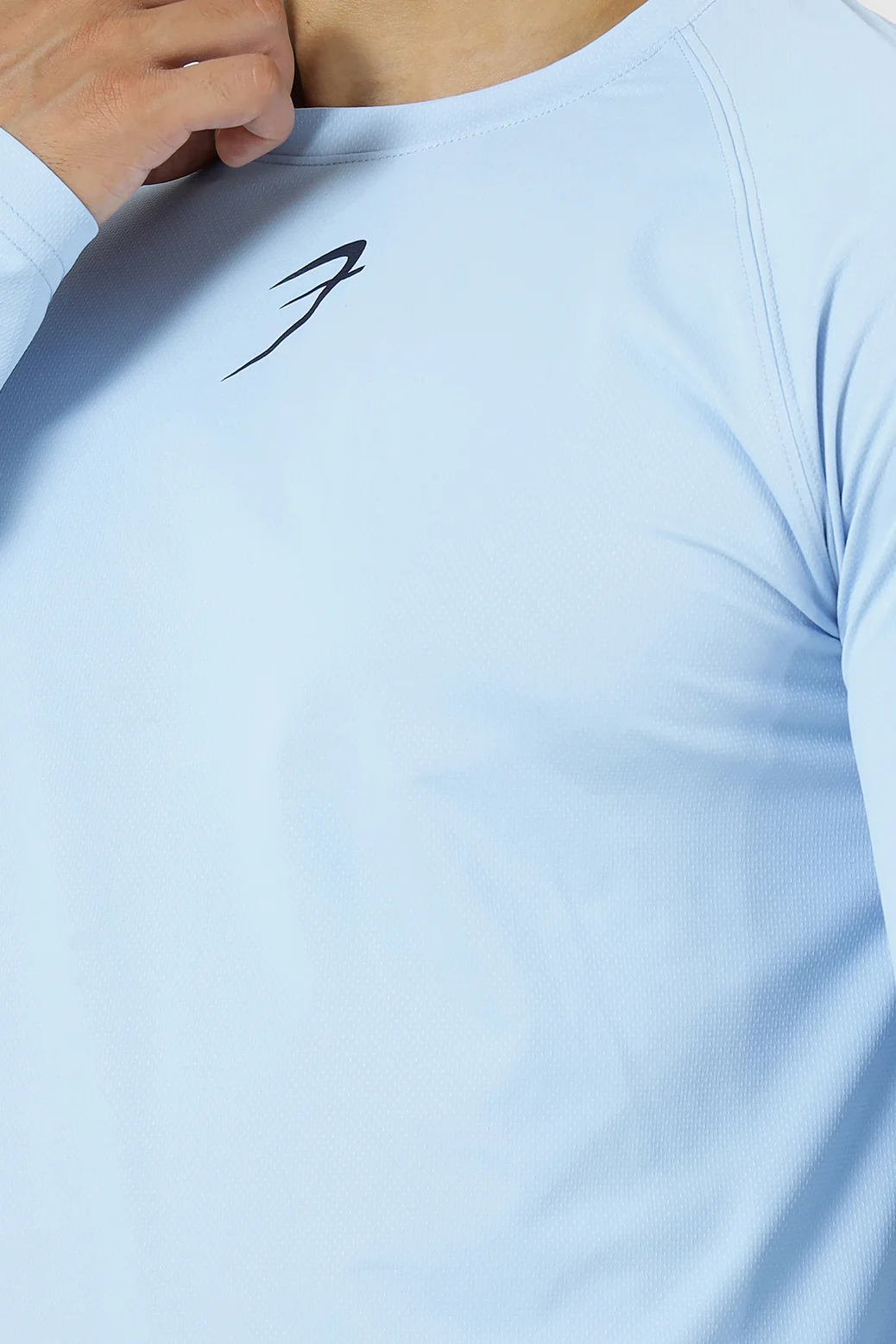 Core Fullsleeves T-shirt Sky Blue - Image 3