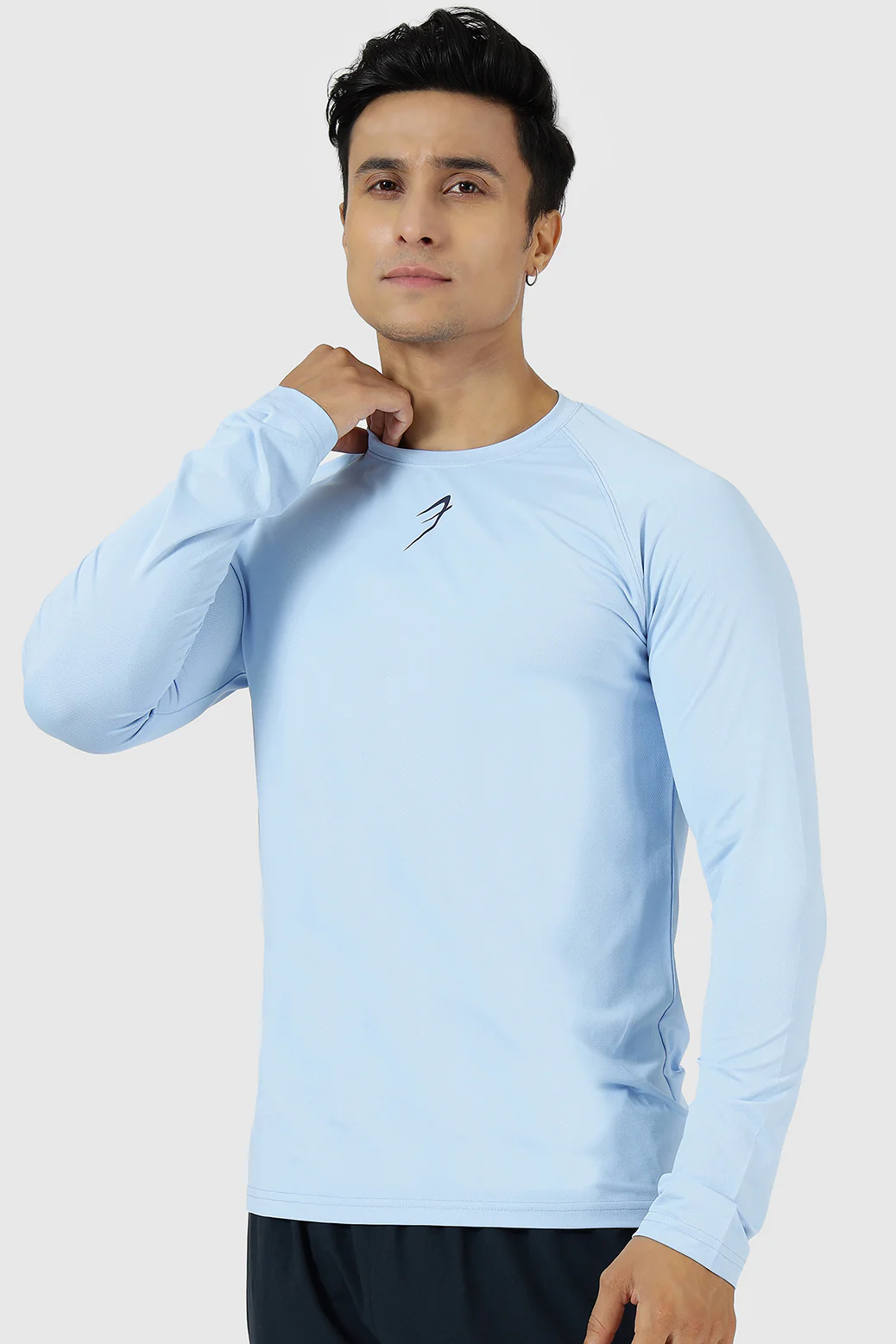Core Fullsleeves T-shirt Sky Blue - Image 5