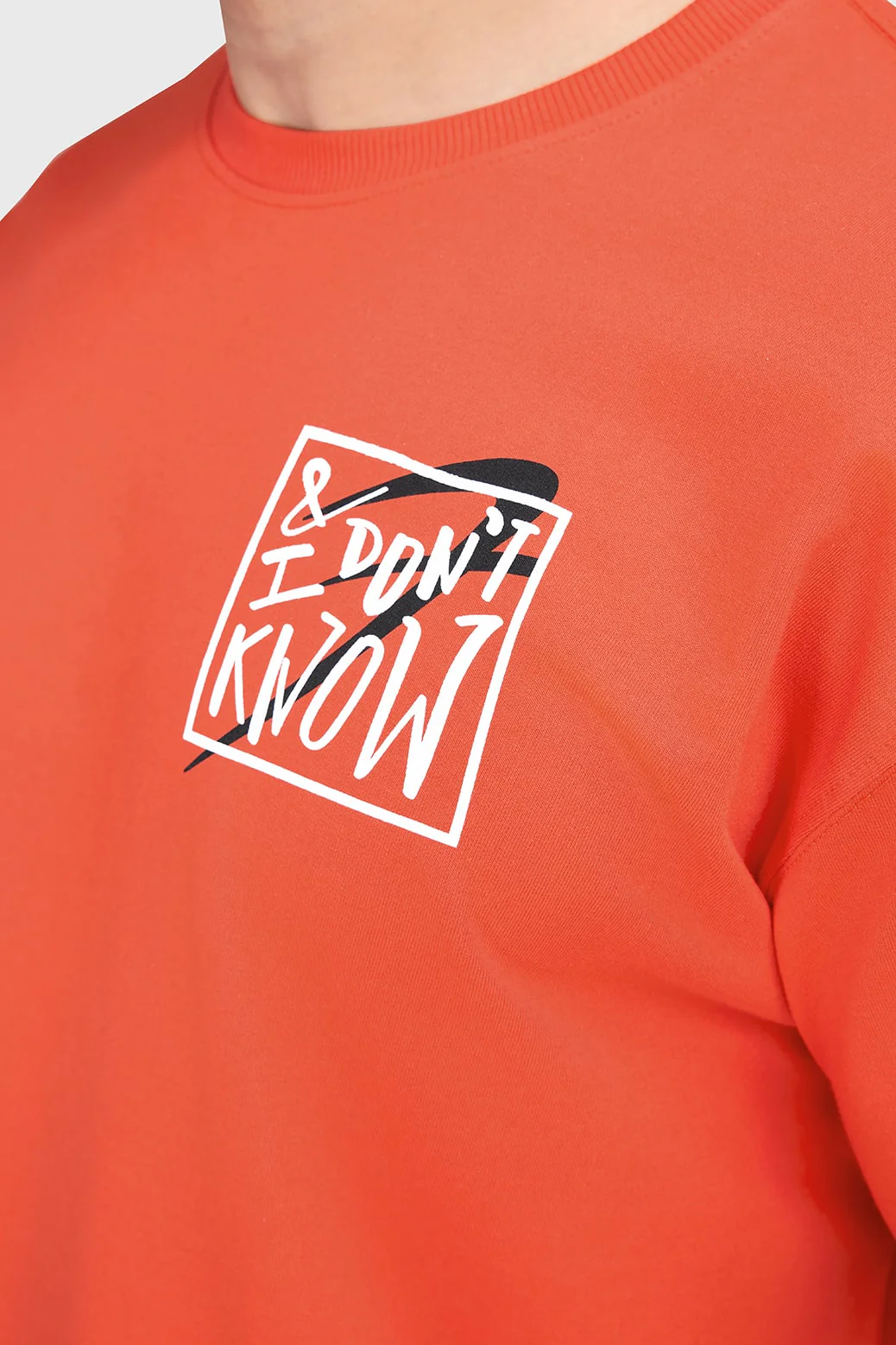 Dapper Oversized T-shirt Orange - Image 4