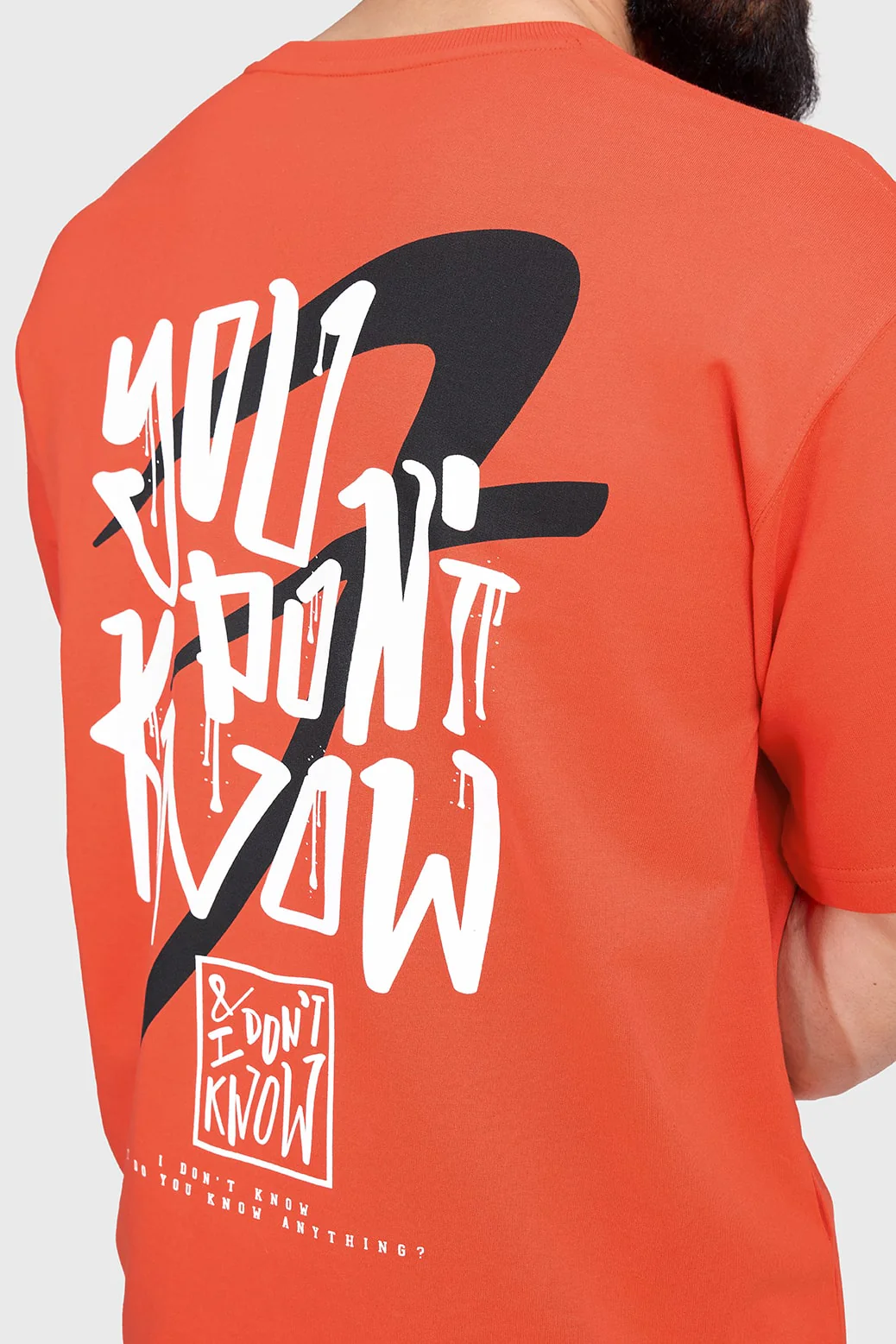 Dapper Oversized T-shirt Orange - Image 5