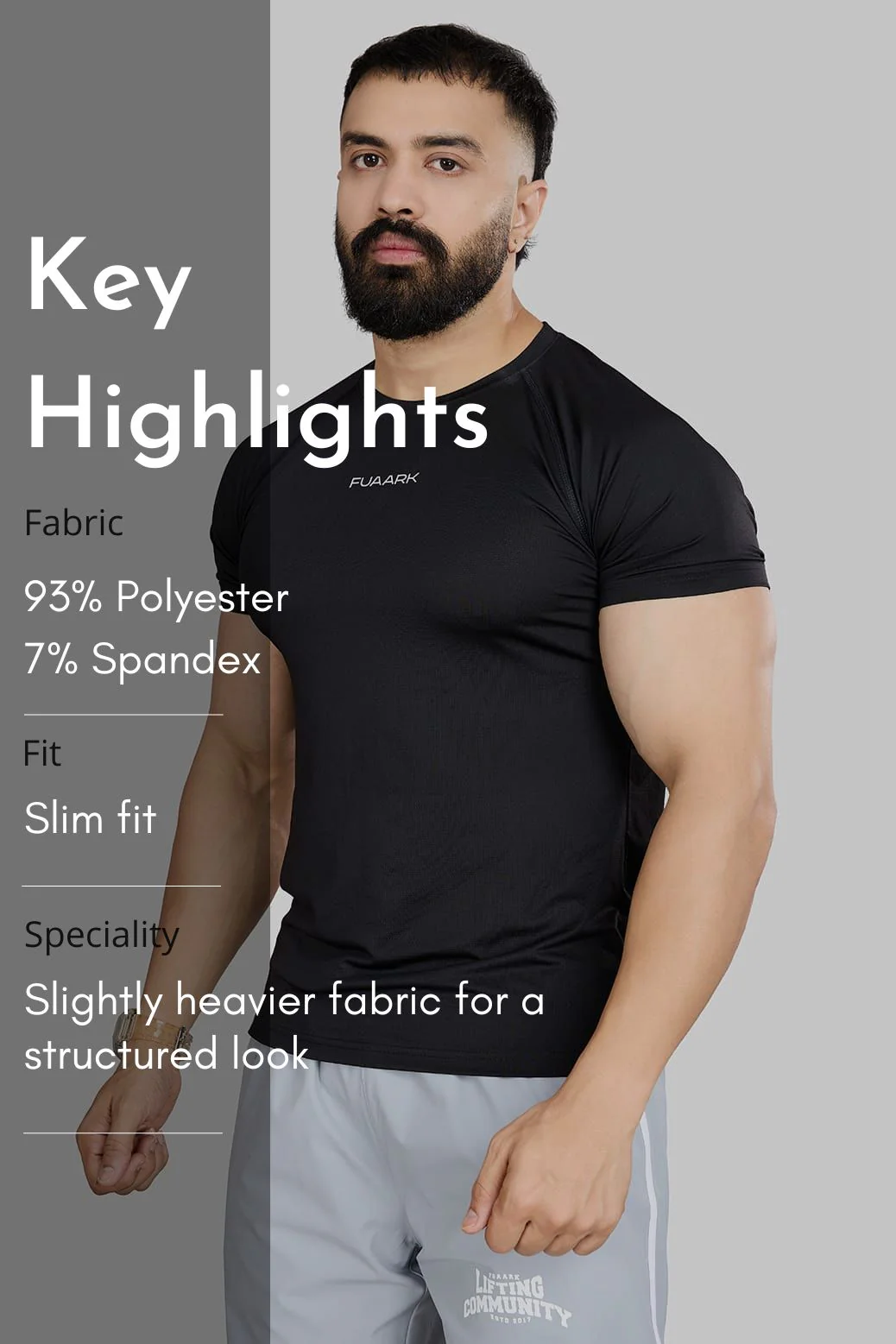 Dash T-shirt Black - Image 6