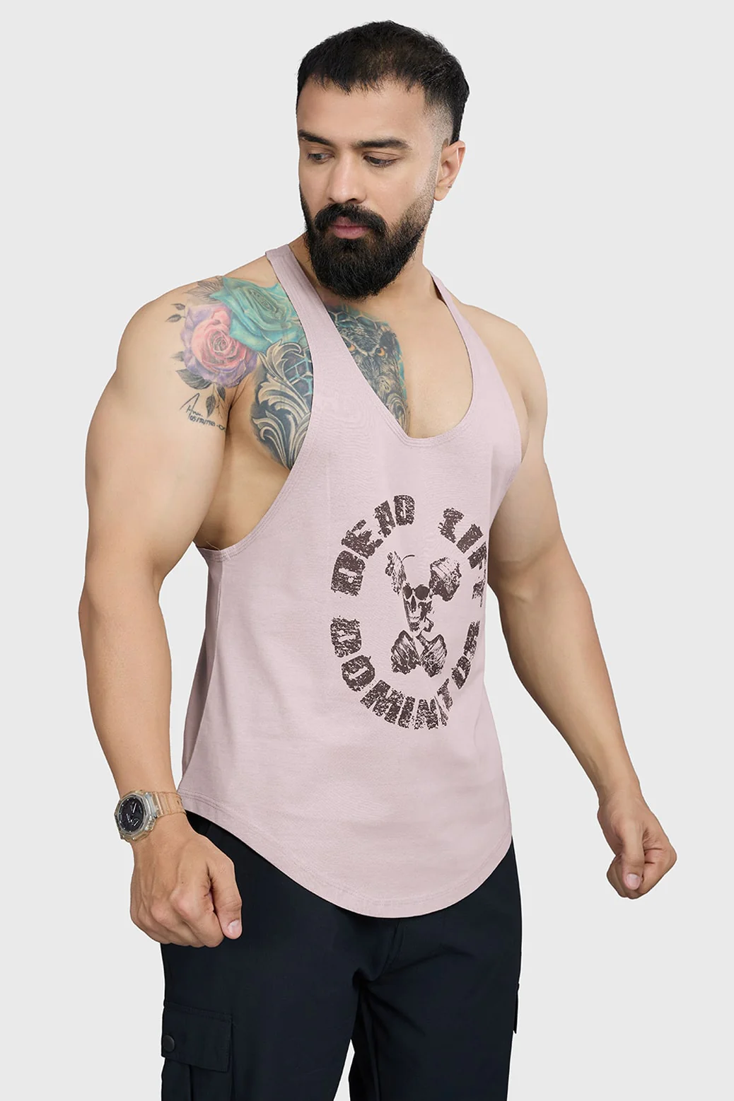 DeadLift Stringer Beige