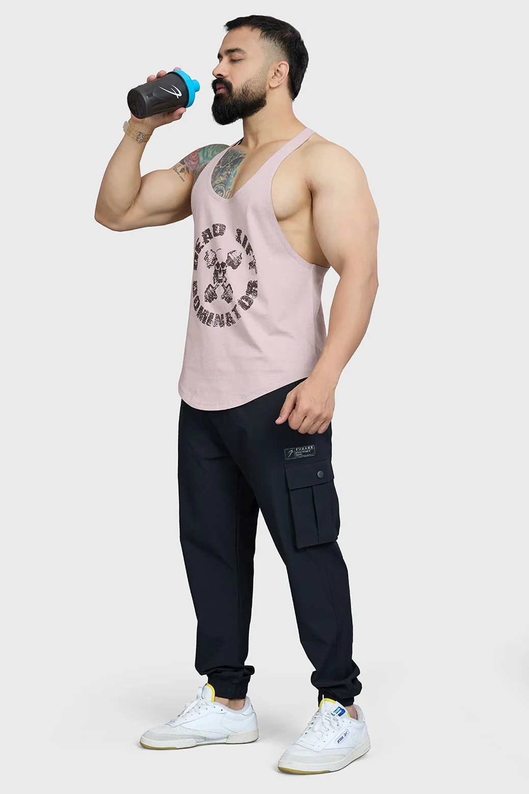 DeadLift Stringer Beige - Image 2