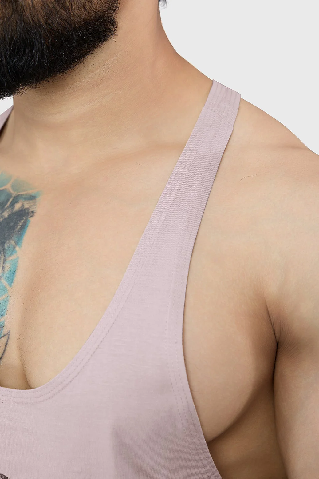 DeadLift Stringer Beige - Image 4