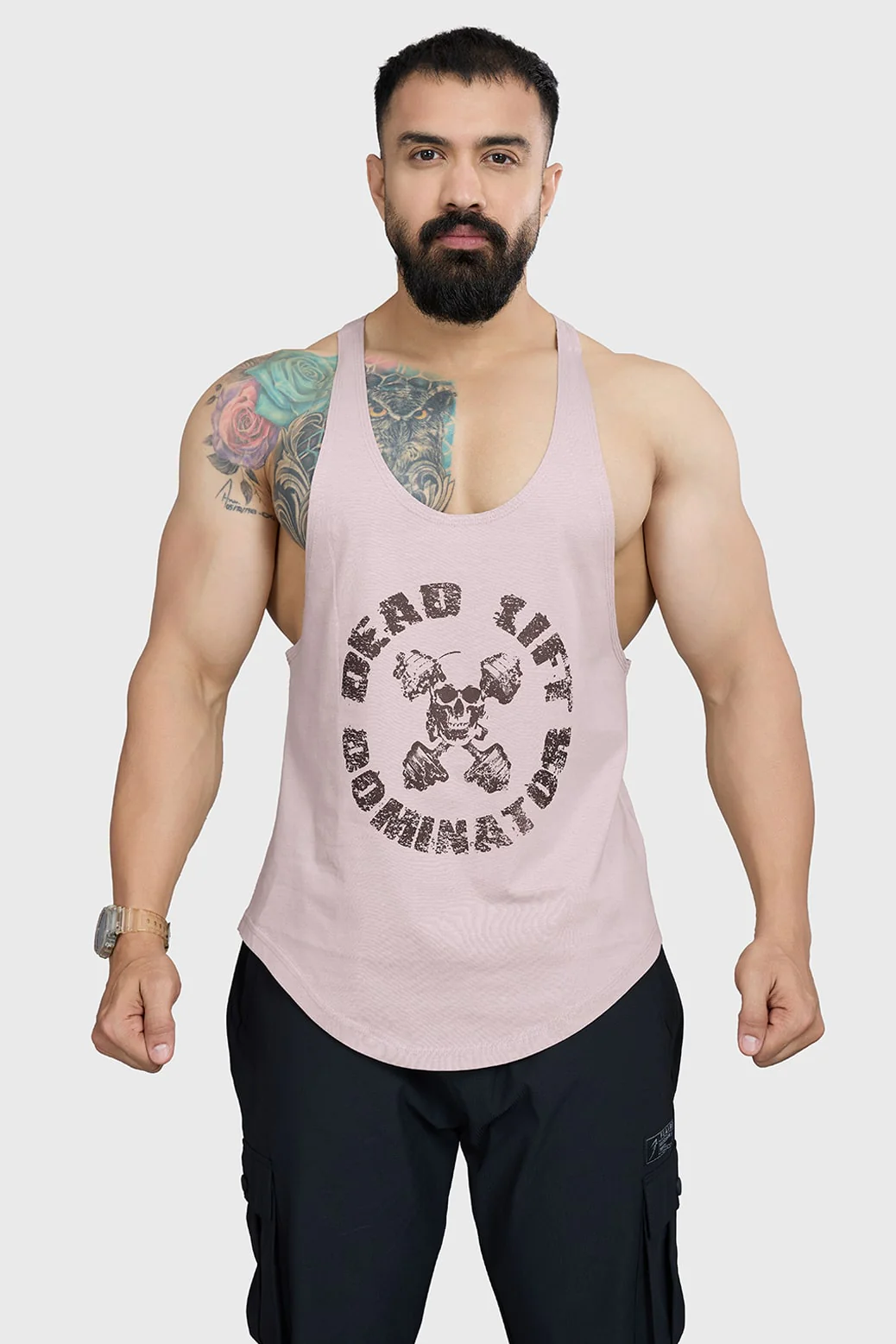 DeadLift Stringer Beige - Image 5