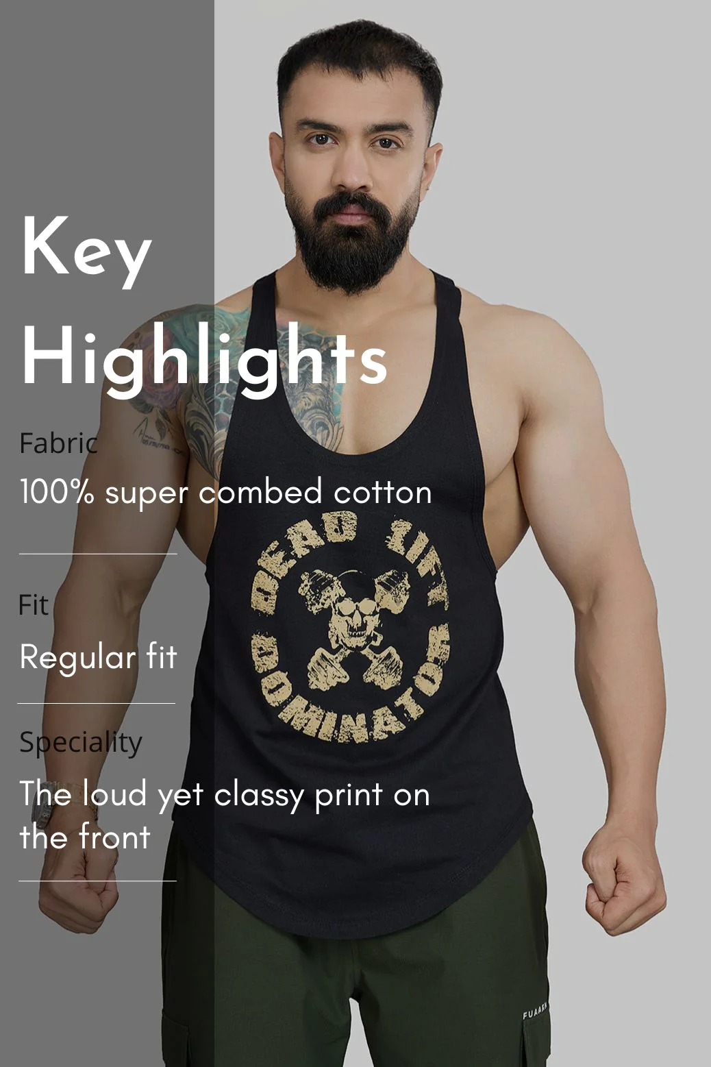 DeadLift Stringer Black - Image 7