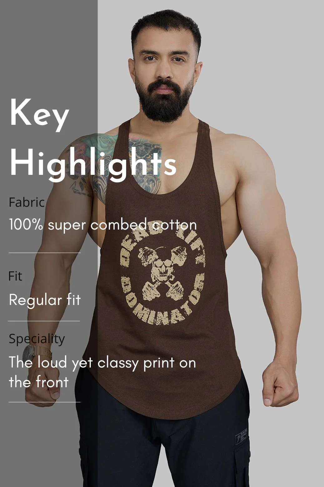 DeadLift Stringer Coffee - Image 6