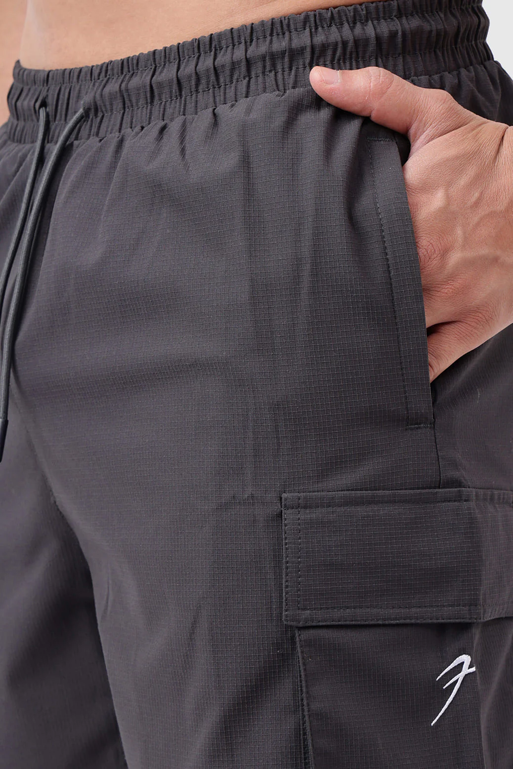 Delta Cargo Shorts Grey - Image 3