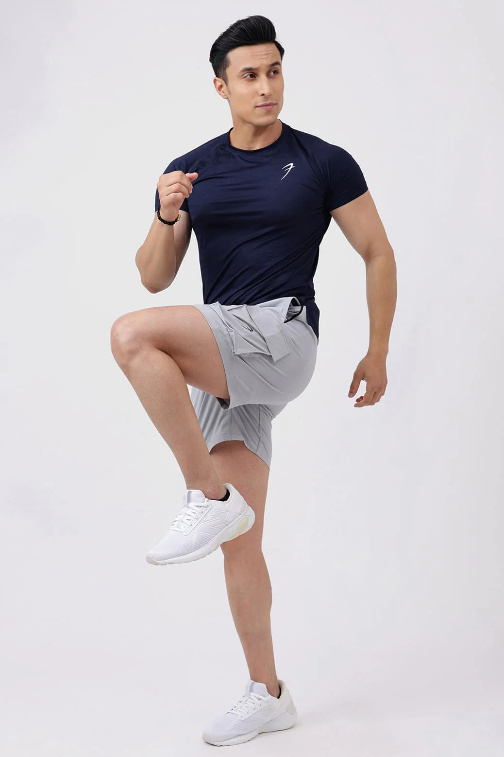 Delta Cargo Shorts Light Grey - Image 3