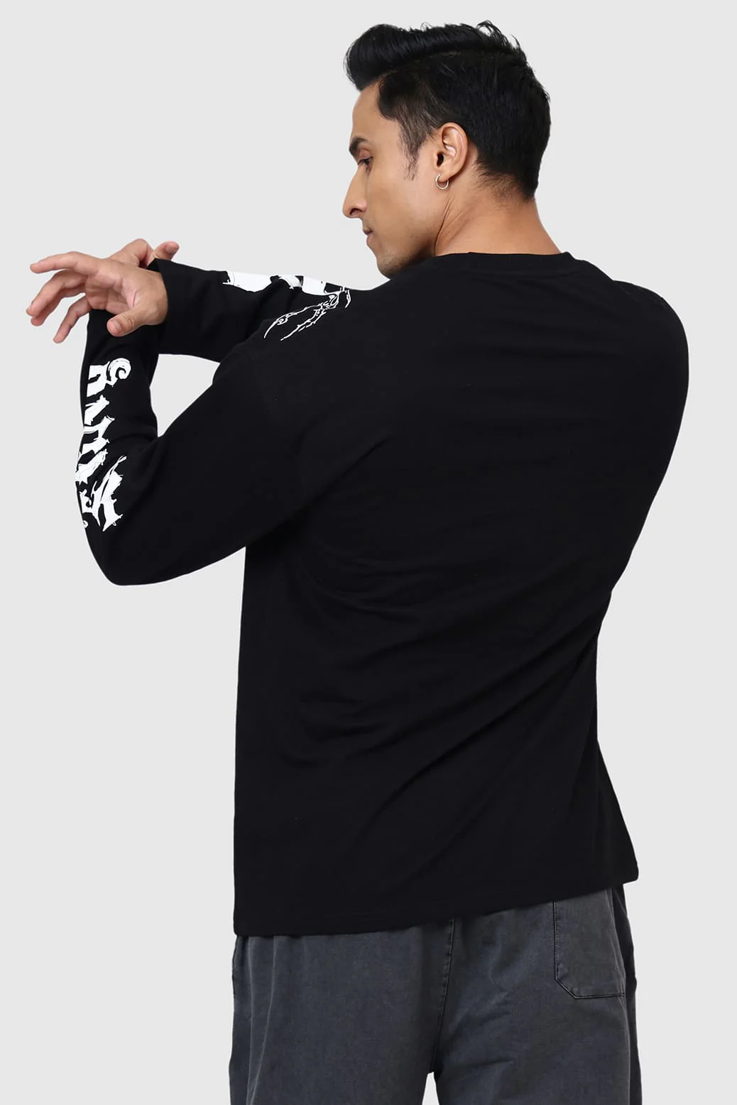 Die Lifting Fullsleeves T-shirt Black - Image 7