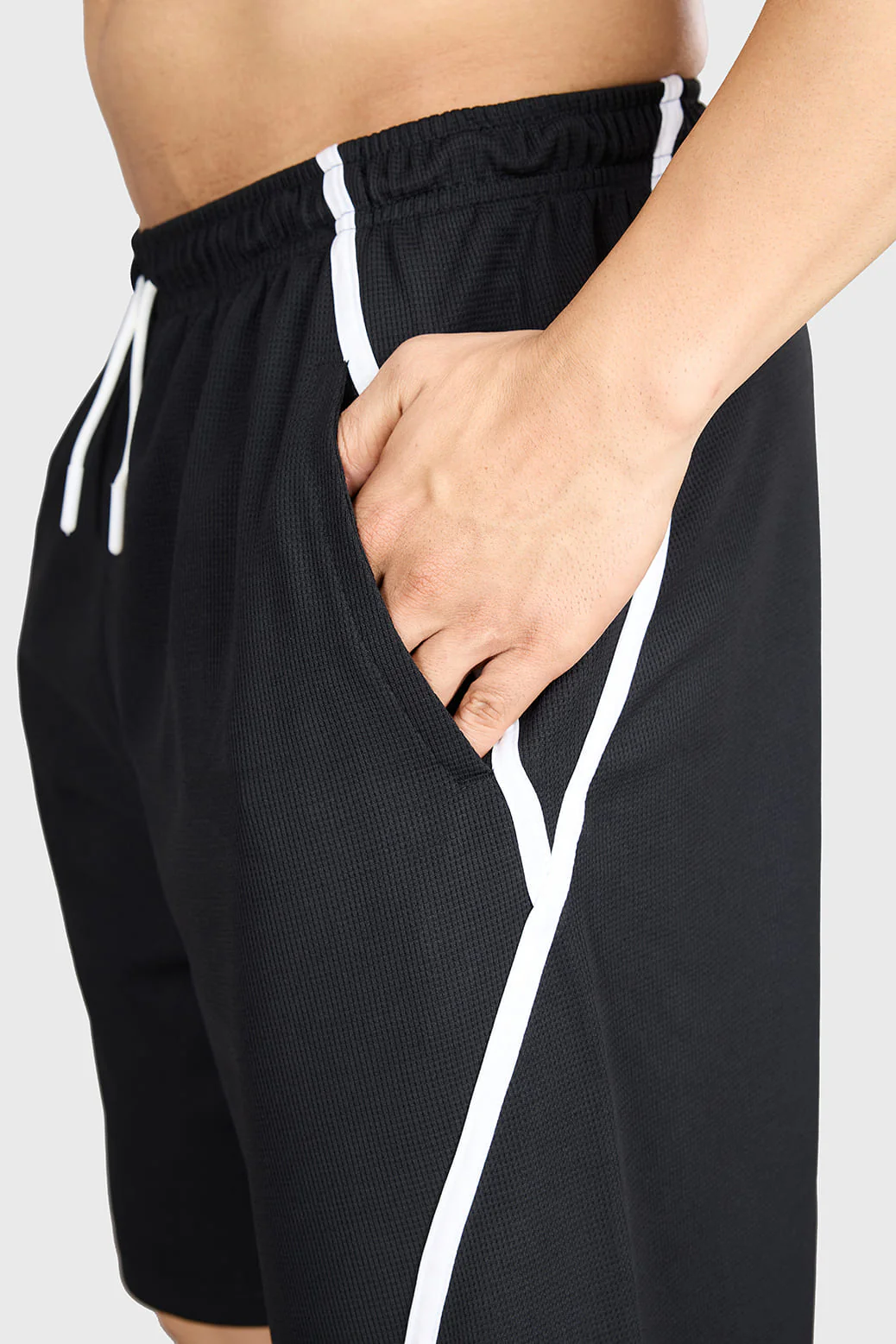 Drip Oversized Shorts Black - Image 4