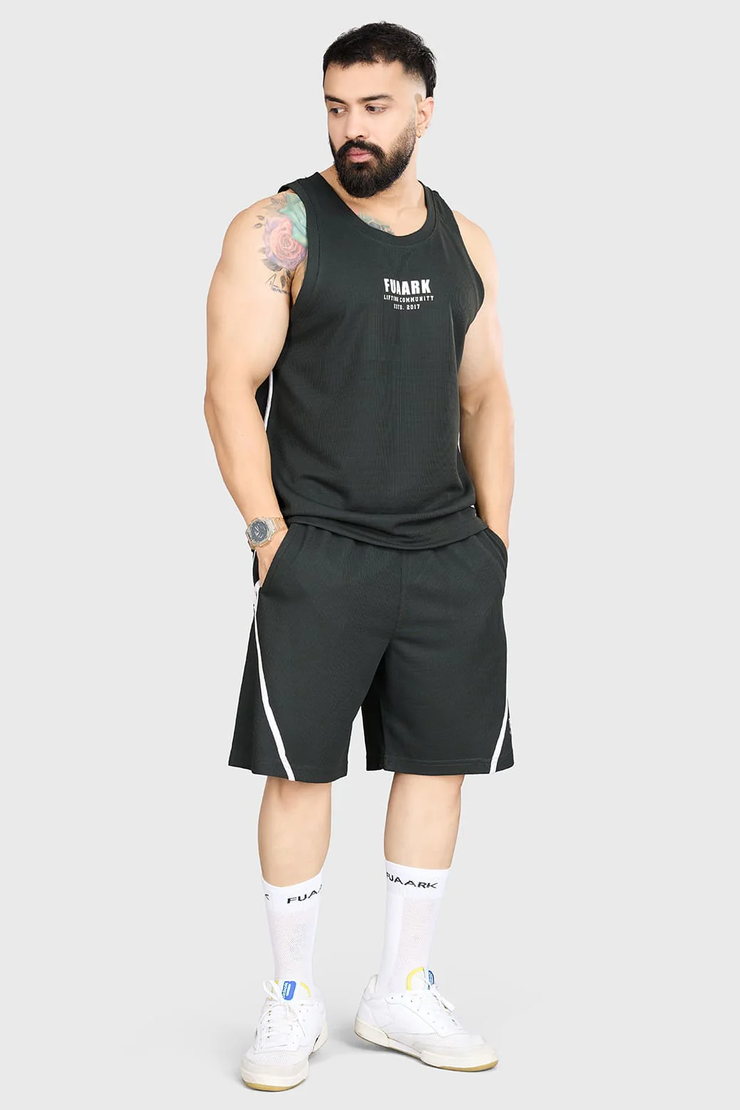 Drip Oversized Tank Olive - Image 2
