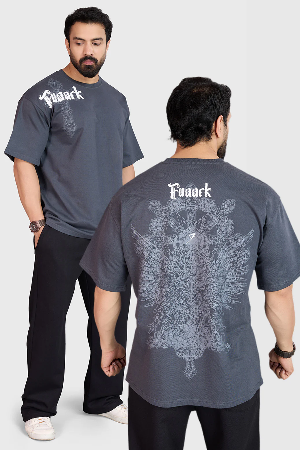 Eagle Oversized T-shirt Dark Grey