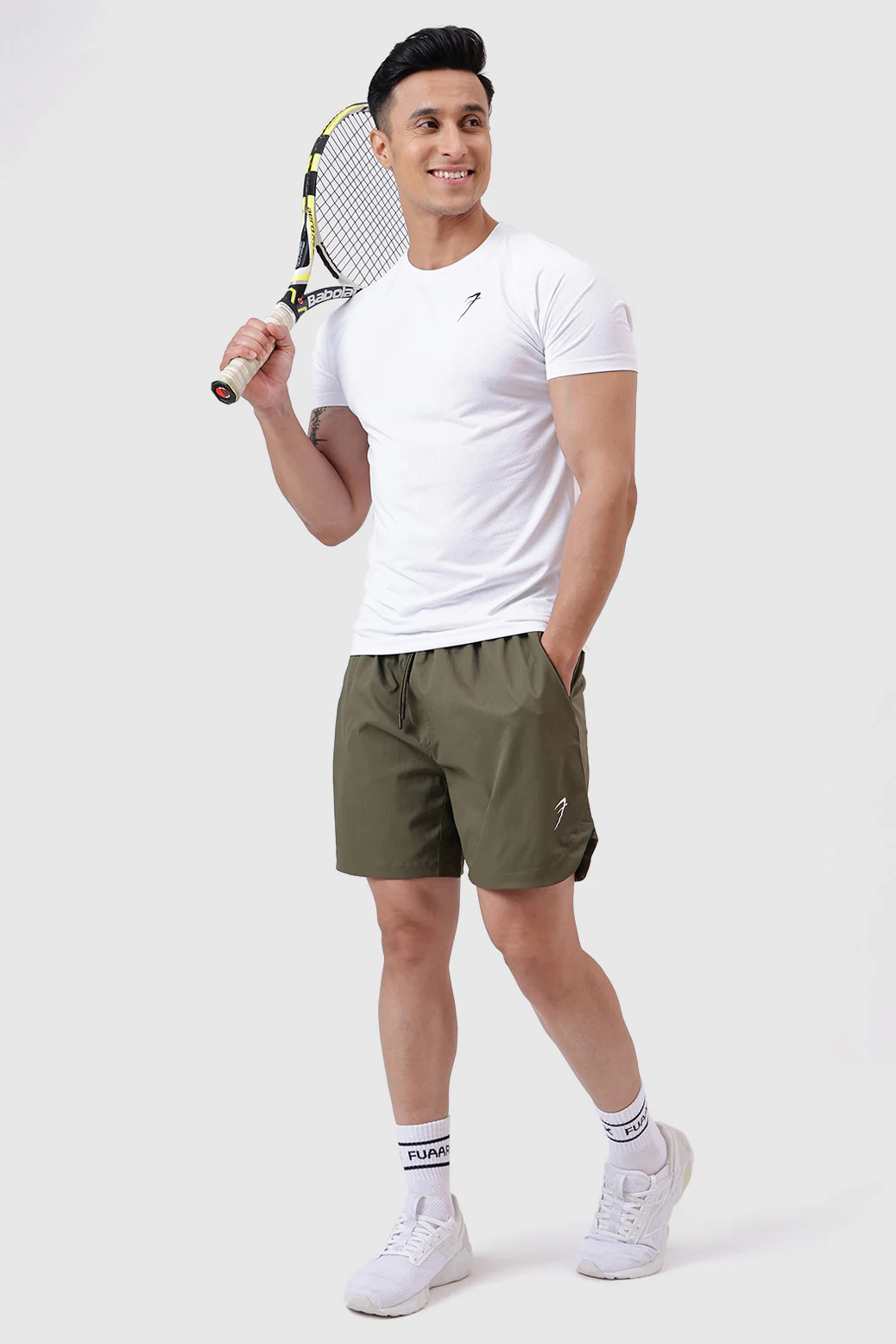 Edge Shorts Olive - Image 2