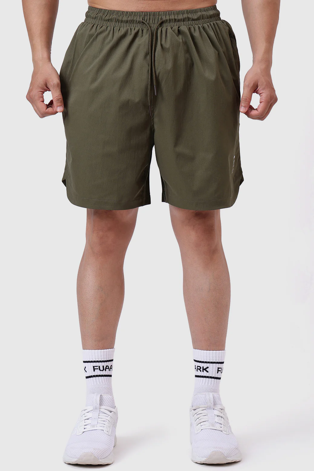 Edge Shorts Olive - Image 6