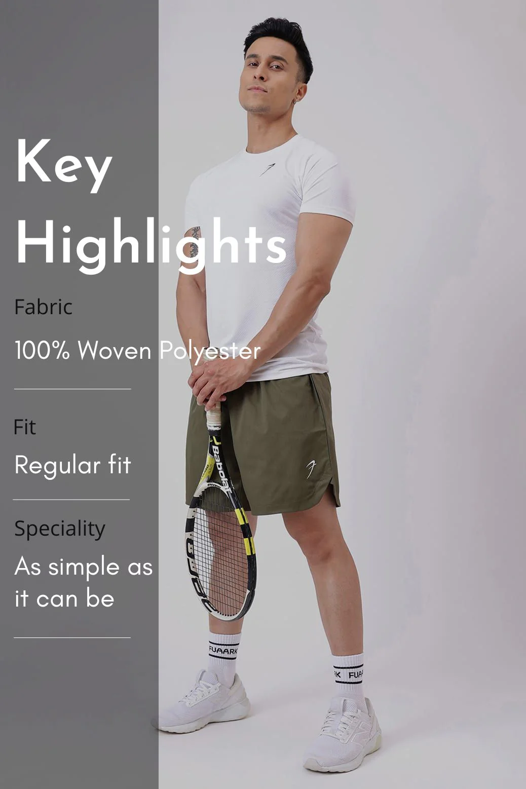 Edge Shorts Olive - Image 7