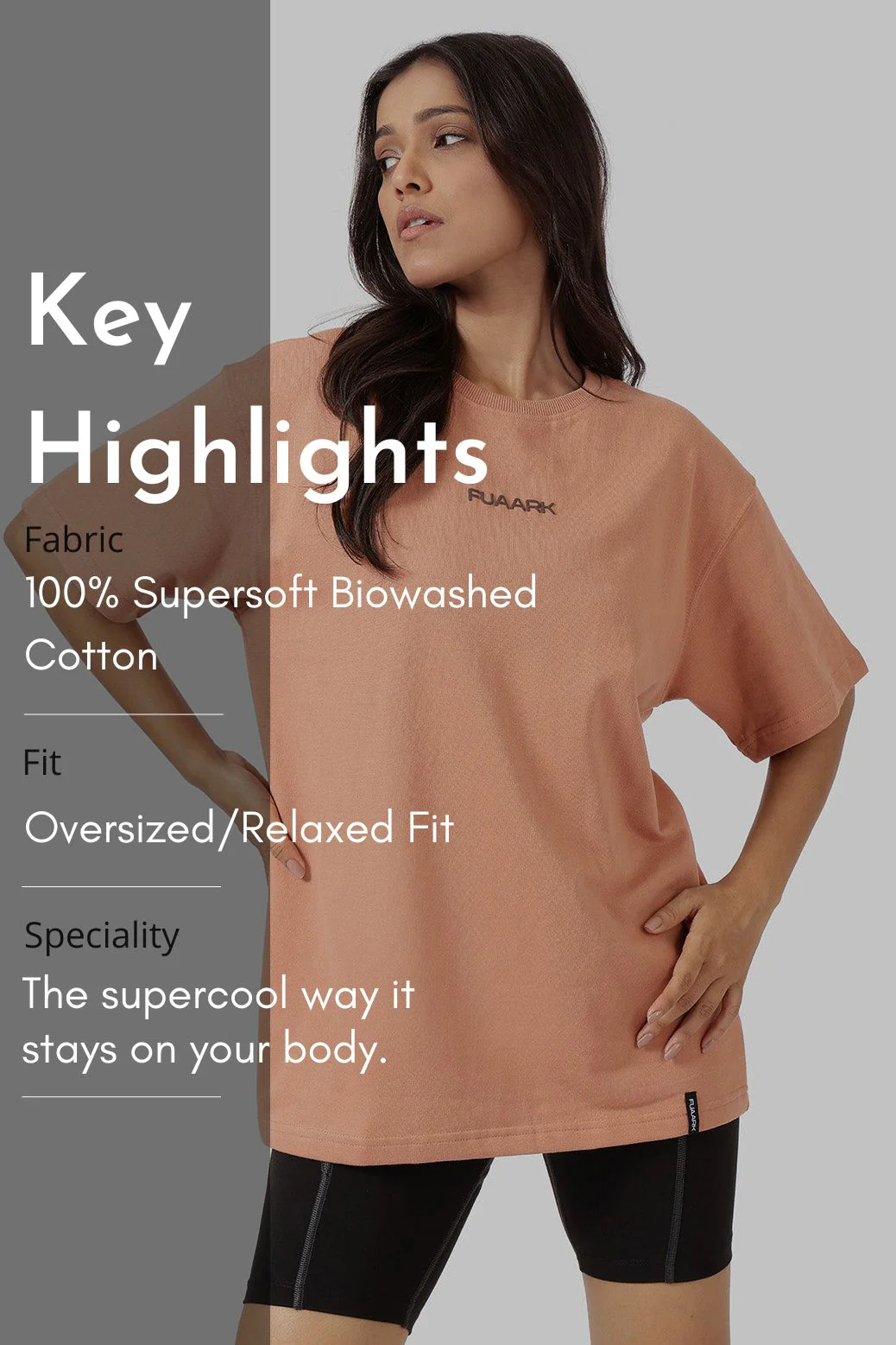 Element Oversized T-shirts Warm Beige - Image 9
