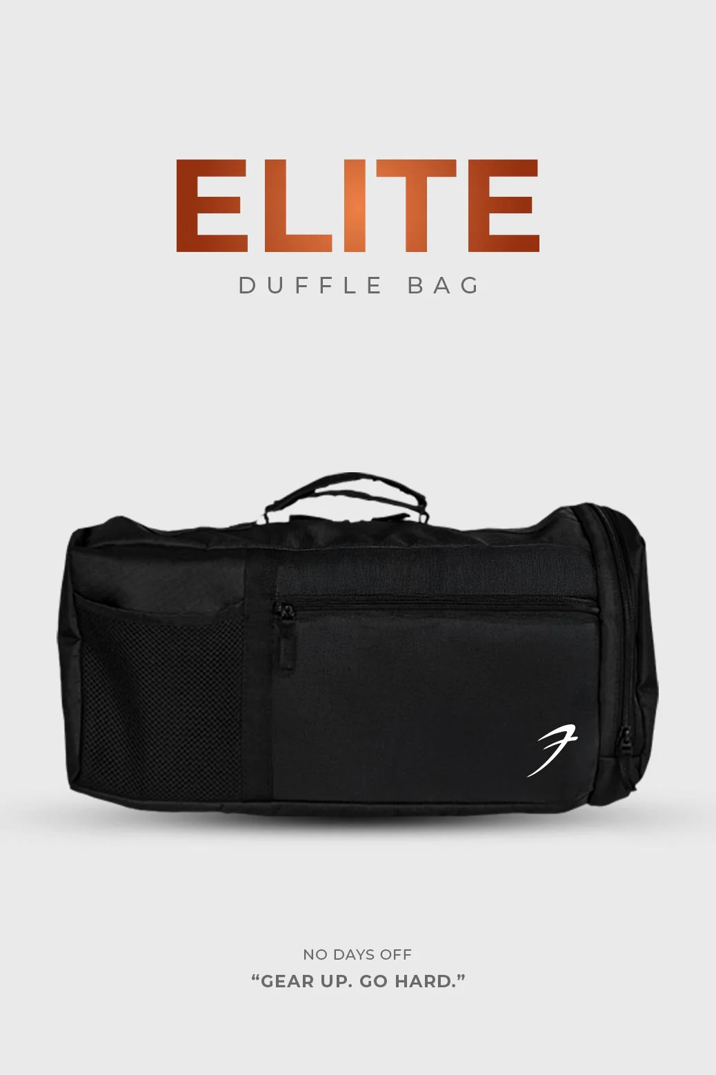 Elite Duffle Bag Black - Image 2