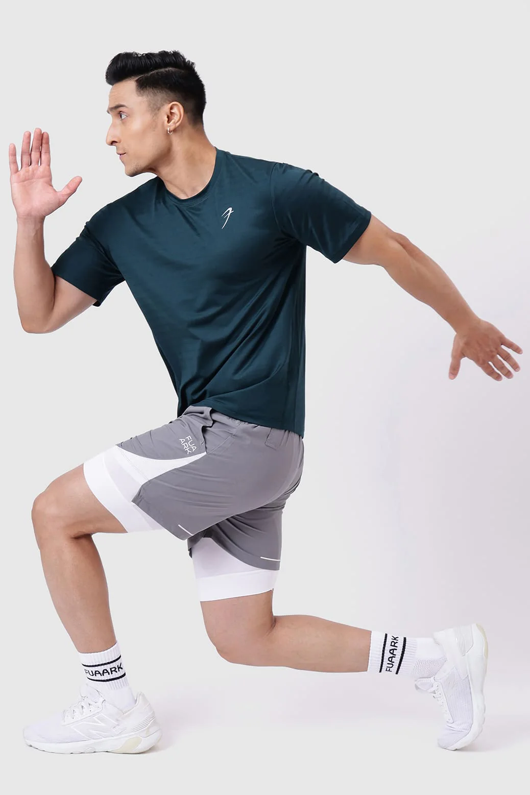 Ember Running T-shirt Bottle Green - Image 2