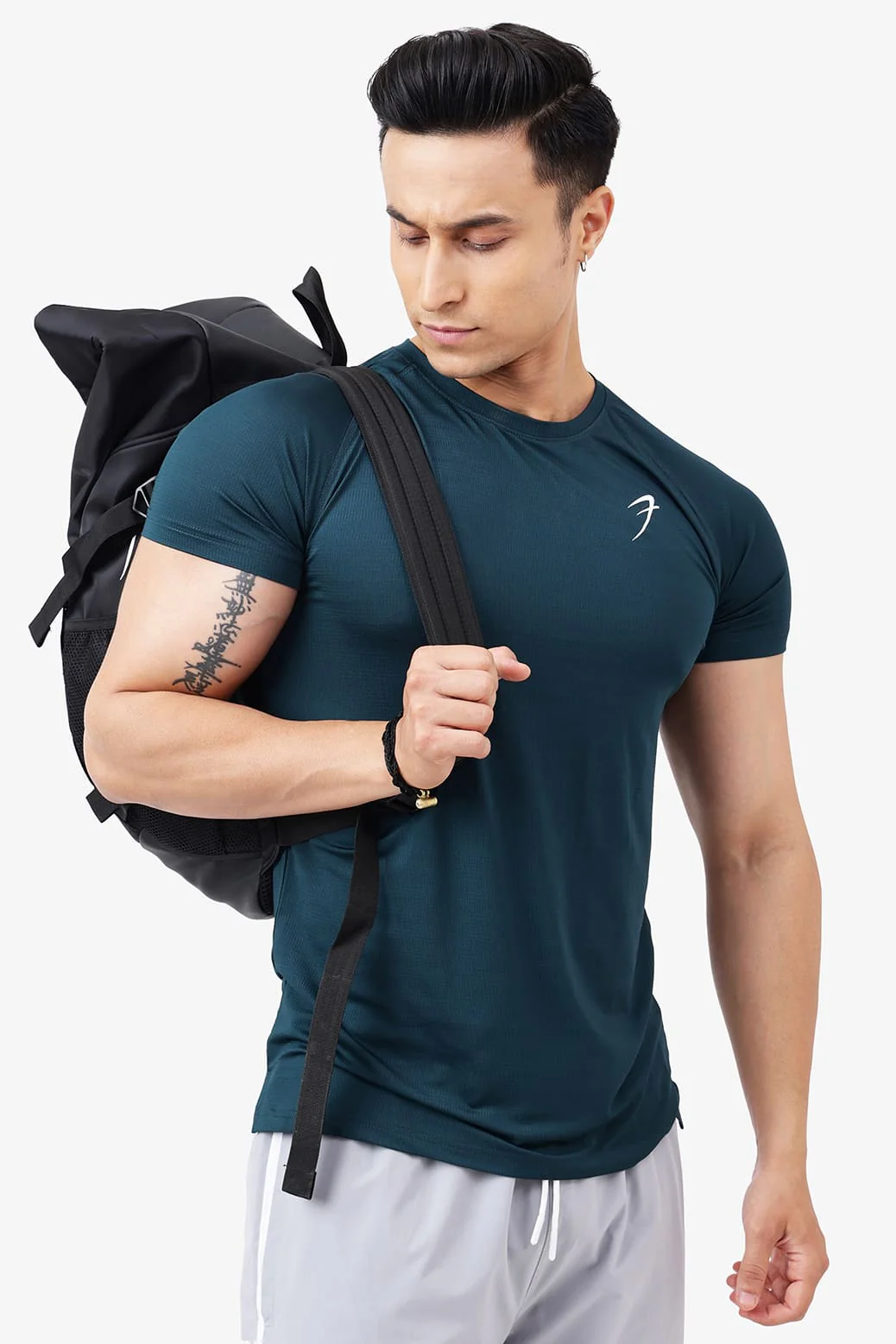 Ember T-shirt Bottle Green - Image 5