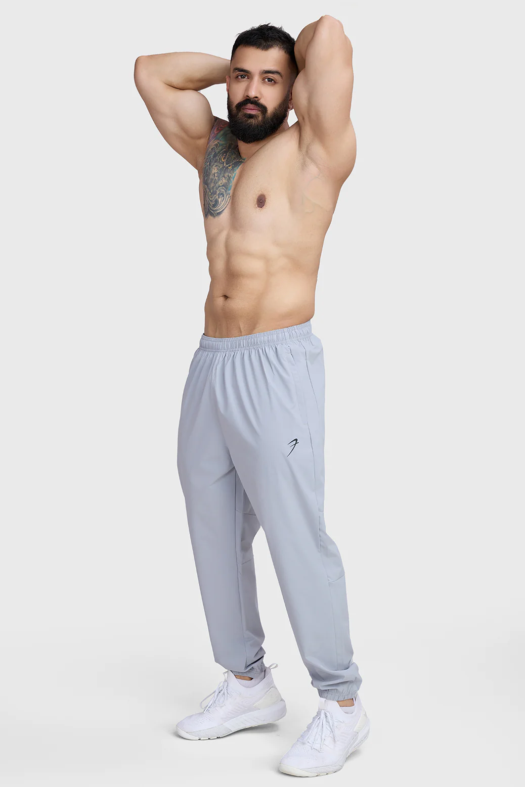 Essential Joggers Light Grey - Image 2