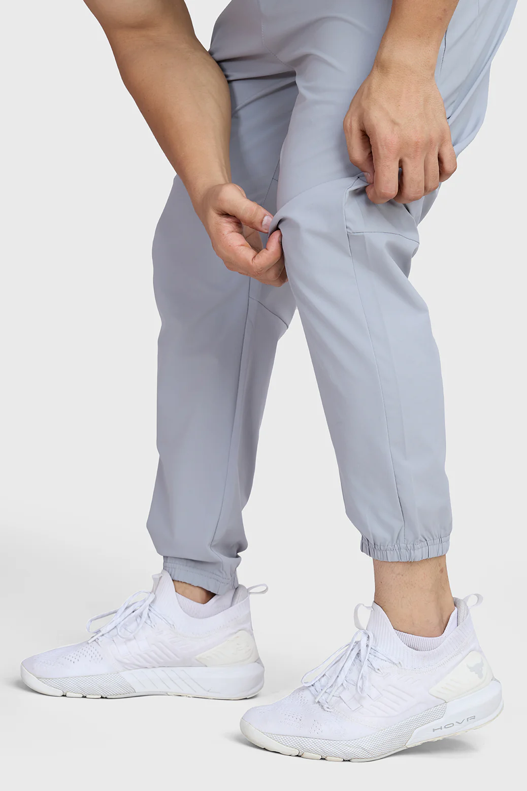 Essential Joggers Light Grey - Image 3