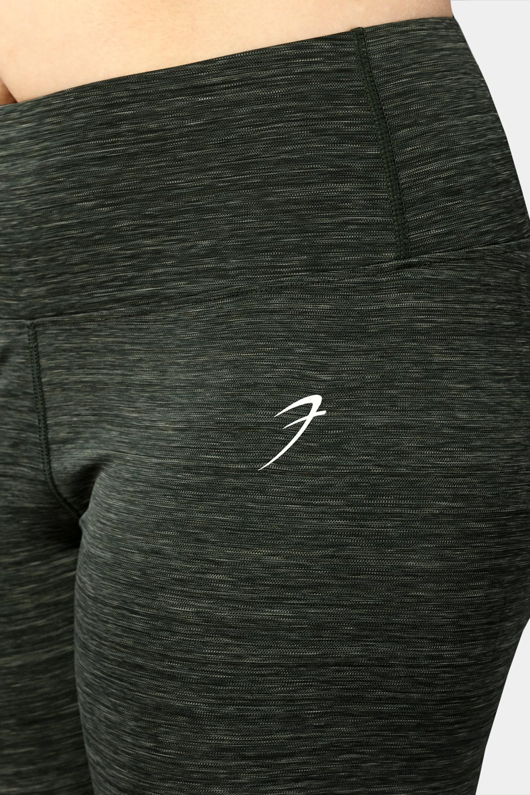 Essential Melange Leggings Olive - Image 4