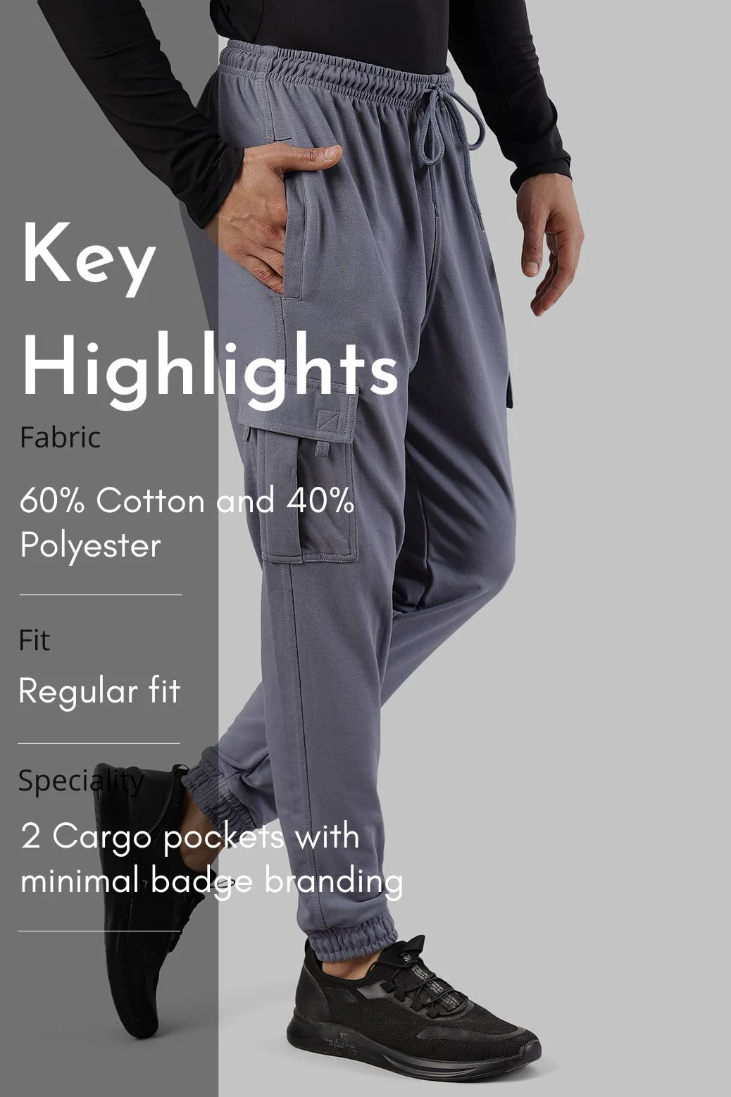 Flex Joggers Grey - Image 7