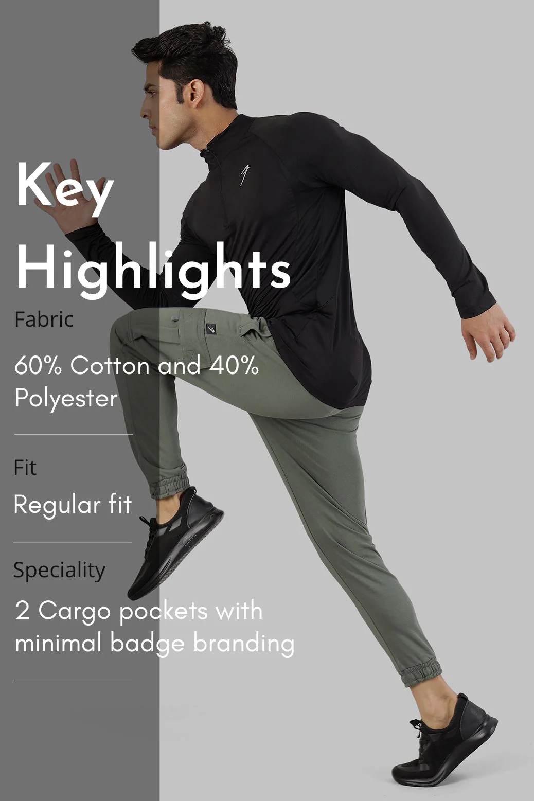 Flex Joggers Olive - Image 7