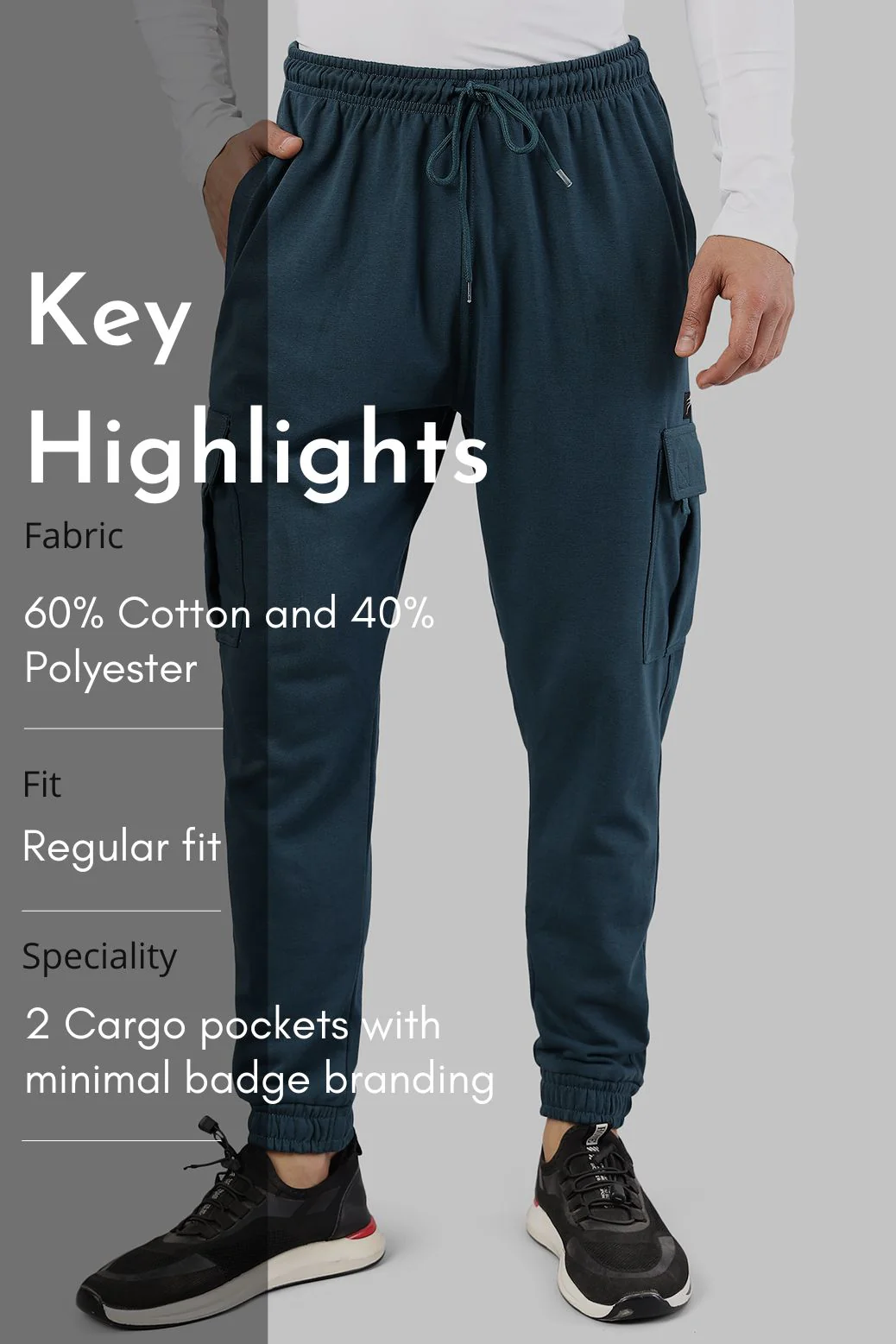 Flex Joggers Teal - Image 7